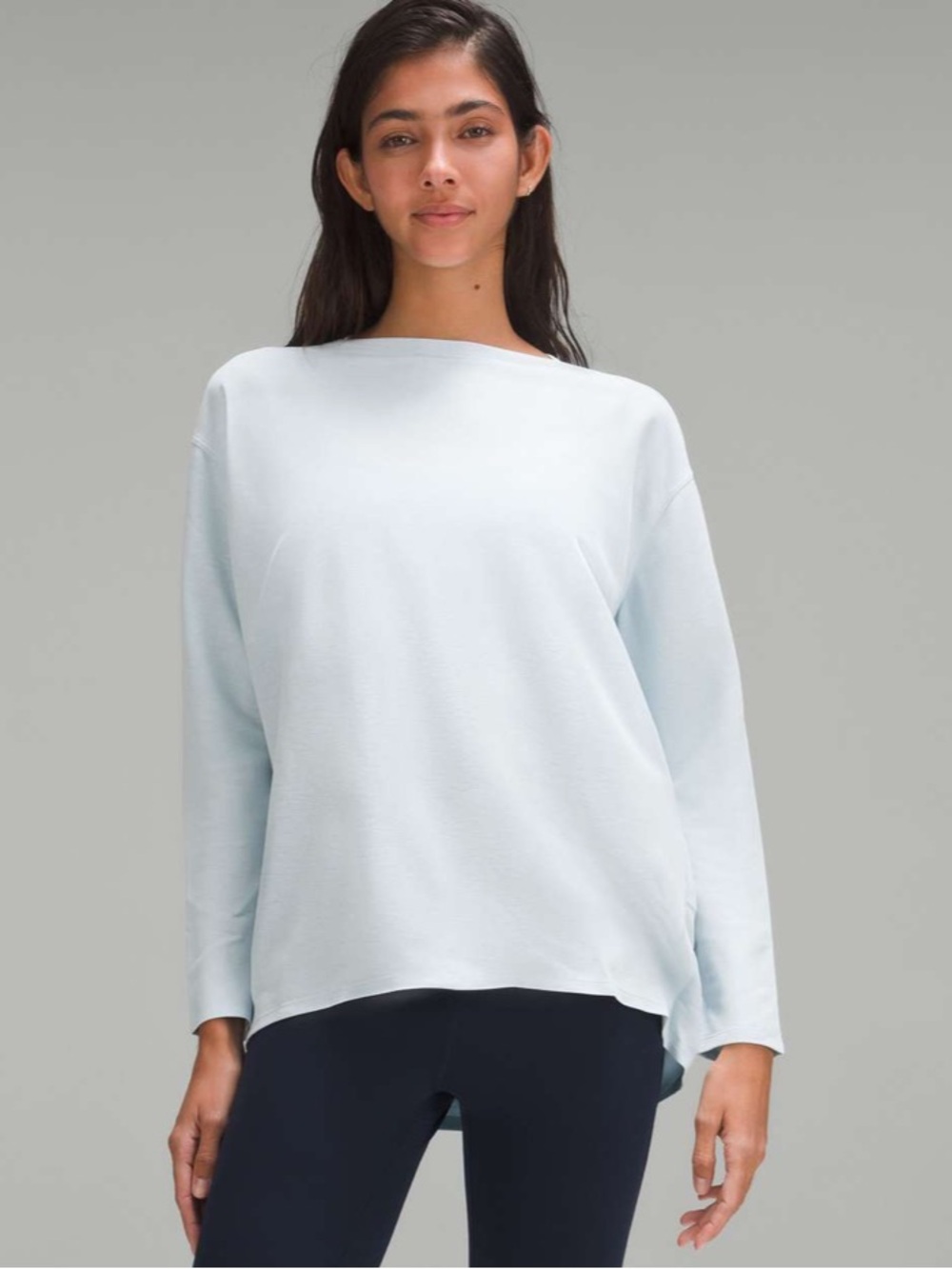 Lululemon Back in Action Long-Sleeve Shirt *Pique Size 4 (oversized fit)